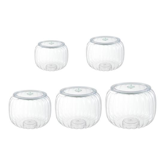 Storage Jar with Airtight Lid Large Capacity Food Grade BPA Free Transparent Design Dust-Proof Grain Rice Container