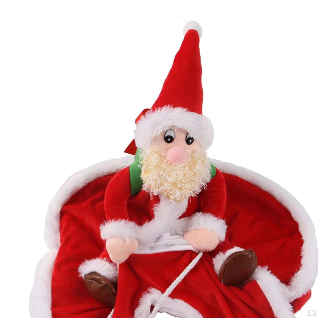 Fantasia Cowboy Cavaleiro Cavalo Cachorro Papai Noel Montando Halloween Gato Fofo Natal para