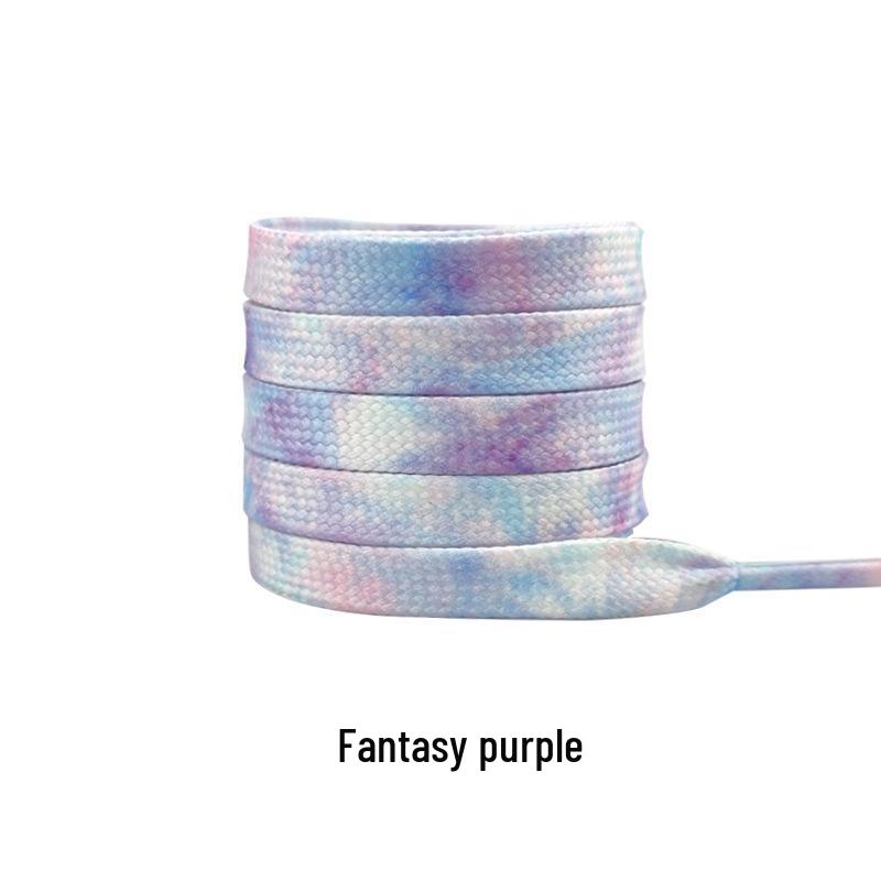 Tie-Dye Shoelaces for Board, Casual, Canvas Shoes, Sports, AJ, Air Force 1