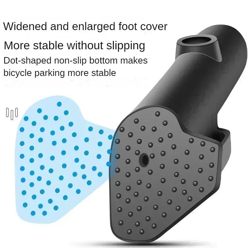 Verstellbarer Fahrradständer Aluminiumlegierung MTB/Schnee/Faltrad/Elektrofahrzeug Fahrrad Seitenständer Ständer 22-29 Zoll
