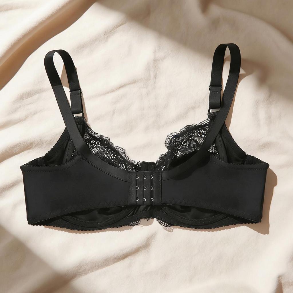 Thin Cup Bras for Women With Wired Sexy Lace Lingerie Plus Size Underwear 38D-48 D Cup