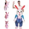 Costum Gonflabil Decorativ de Paște Călărind Iepure Spectacol Recuzită Amuzantă
