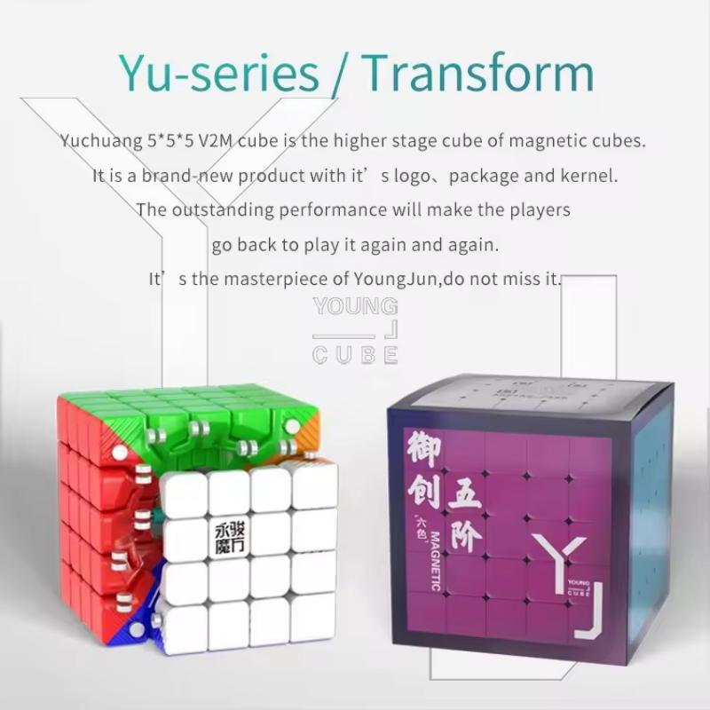 Yongjun Yuchuang  Yu Series5X5X5 Magnetic Magic Cubes Puzzle Educational Toys 5X5 Cube