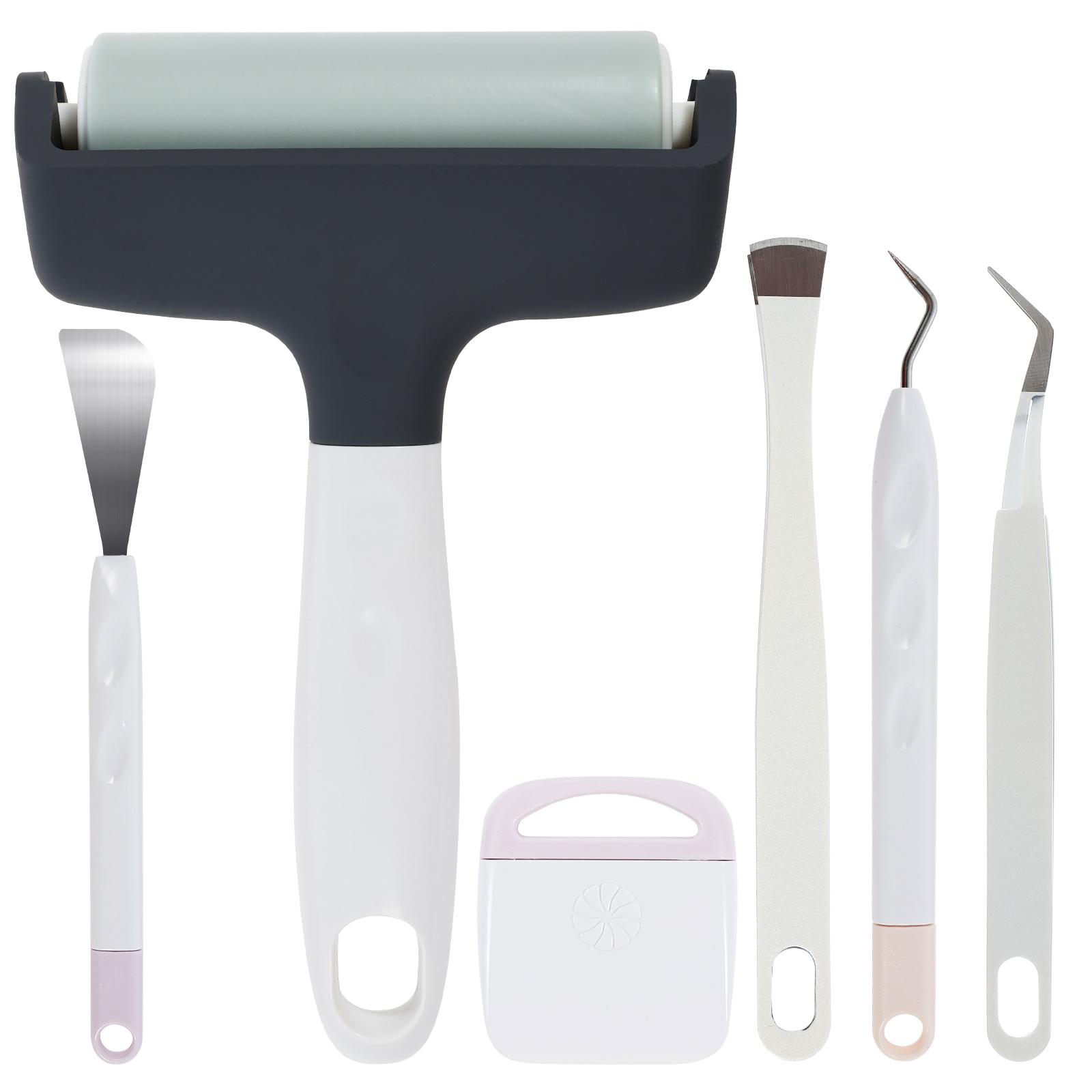 6 Pcs Vinyl Weeding Tools Anti Slip Craft Vinyl Weeding Tools Ergonomic Craft Vinyl Tools Kit Scrapbooking Tool for Home Sewing