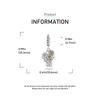 Ahthen Copper Beads Bouquet Dangle Charm Fit Snake Chain Bracelets Necklaces For Women Premium Jewelry Producing