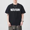 New Summer Printed Short-sleeved T-shirt for Men's Loose Japanese Casual T-shirt