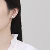 Stud Earrings Cute Cat Small Exquisite Earrings Temperament Light Luxury Tremella Decoration Women