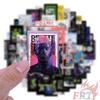 50Pcs/Set Acid Poster Art Series 01 Stickers Waterproof DIY Fashion Doodle Decals Stickers
