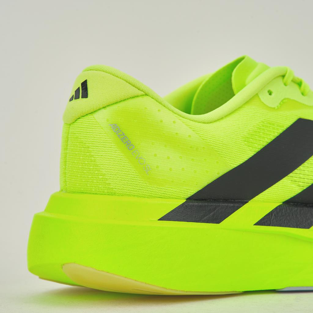 adidas Adizero Evo SL Lucid Lemon Men Sneakers Green Core-Black Metallic-Silver JR3416