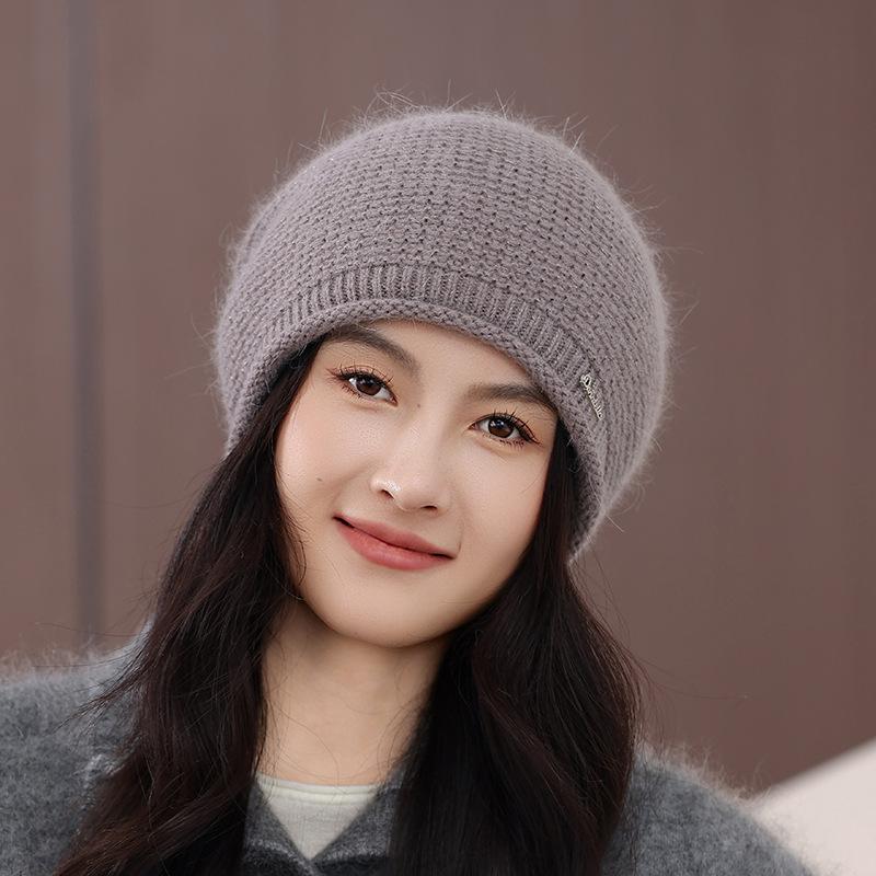 Women's New Stacking Hat, Warm Hat, Women's Cold-proof Wool Hat, Autumn and Winter Knitted Hat