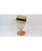 NEIB Line Beige Short Panama Hat