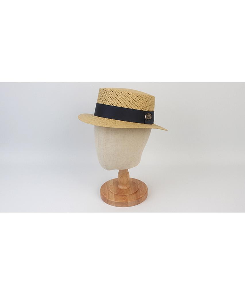 NEIB Line Beige Short Panama Hat