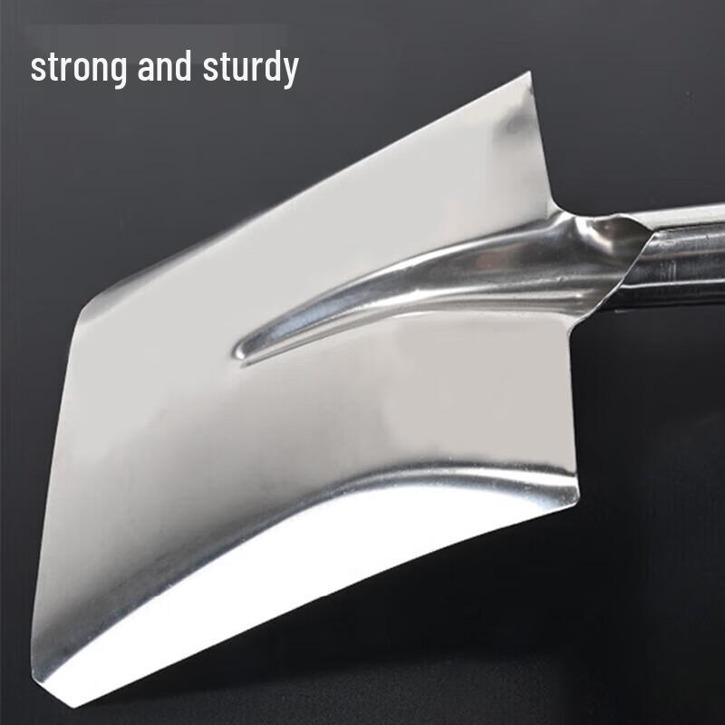 Baixin Si Stainless Steel Large Wok Spatula with Wooden Handle