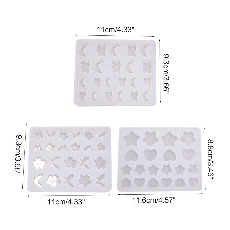 Formy do biżuterii z żywicy Formy silikonowe do odlewania zawieszek Wielokrotnego użytku do rękodzieła DIY Tworzenie biżuterii Prezent Brelok Ciasto