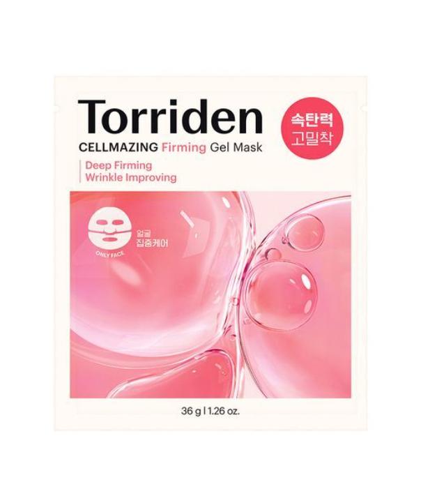 TORRIDEN Cellmazing Collagen Elastic Gel Mask – Face & Neck Intensive Care (1pc / 5pcs)