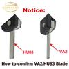 SUPERKEY Aangepaste Afstandsbediening Autosleutel Behuizing Klaphoes Voor Citroen C2 C3 C4 C5 Berlingo Voor Peugeot 207 307 308 407 607 HU83 VA2