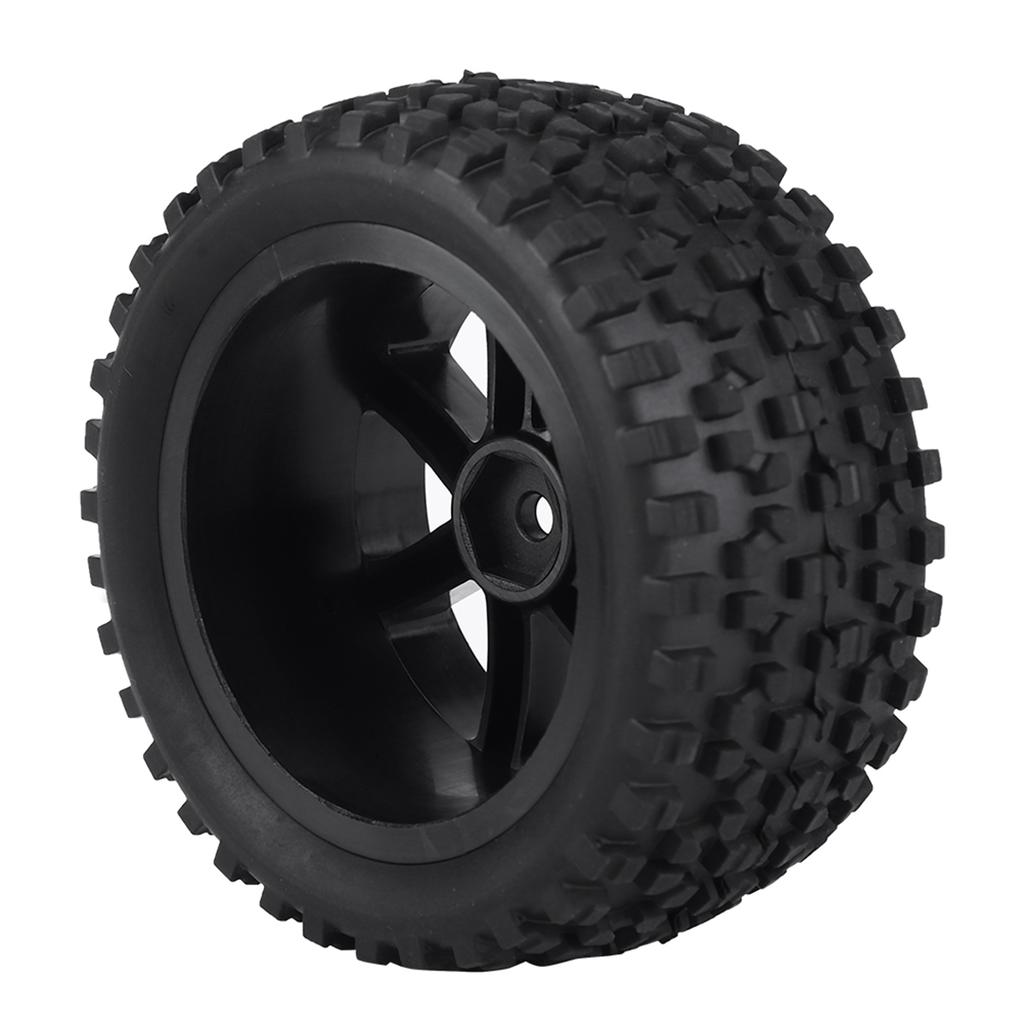 4pcs 1 10 RC Truck Rubber Tire Wheel Tyre for ZD Racing Buggy Crawler Car Black