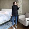 Gilet in cotone con cappuccio Gilet autunno e inverno da donna Gilet ampio e spesso di media lunghezza
