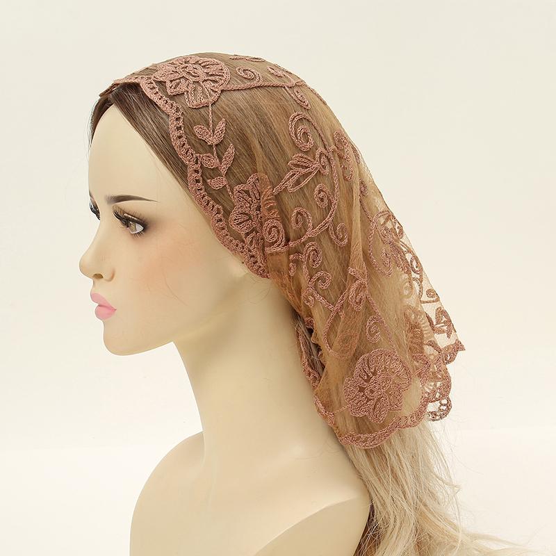 

Кружевной Цветок Вышивка Церковный Треугольный Шарф Женщины Шаль В Церковный Шарф Элегантный Дамский Летний Дорожный Защита От Солнца Хандана