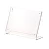 Acrylic Desktop Display Frame Table Card Sign Collection Photo Protection Holder Magnetic Album Postcard Souvenir Display Stand