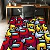 Among Us Pattern Rug, Indoor/Outdoor Mat, for Picnic, Gameroom, Bedroom, Office, Living Room, Home Decor Carpet, Birthday Gift