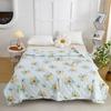 BGM Floral Anti-Mite Polyester Summer Quilt
