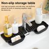 Faucet Splash Pad for Kitchen Sink Draining Mat with Filter Pockets Dish Soap Holder Tray for Kitchen Bathroom Sink