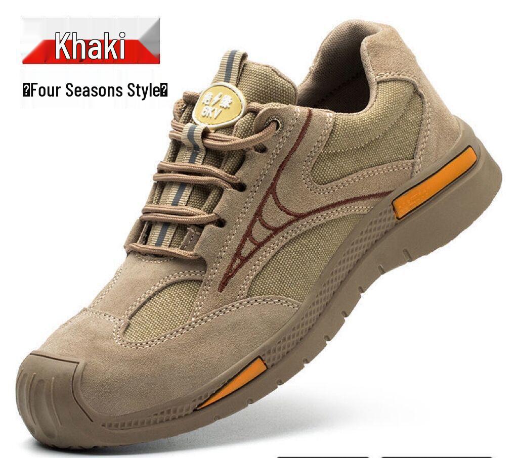Cross-Border Protective Electrician Safety Shoes: Anti-Smash, Anti-Puncture, Insulated, Breathable, Anti-Odor, Slip-Resistant.