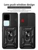Armor Slide Camera Funda For Vivo V30 Pro 5G Case Magnetic Ring Stand Cover For Vivo V30E V 30 E VivoV30 V30Pro 5G Protect Coque