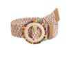 Woven Boho Straw Weave Belt Colorful Ethnic Style Waistband Bohemian Style Belt  Dress Decoration