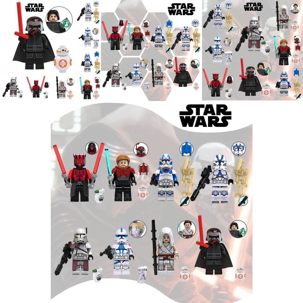 Tv6104 Futuristic Series Commander Ray Kylo Ren Building Block Toy Abs Plastic Diy 0-38 Pieces