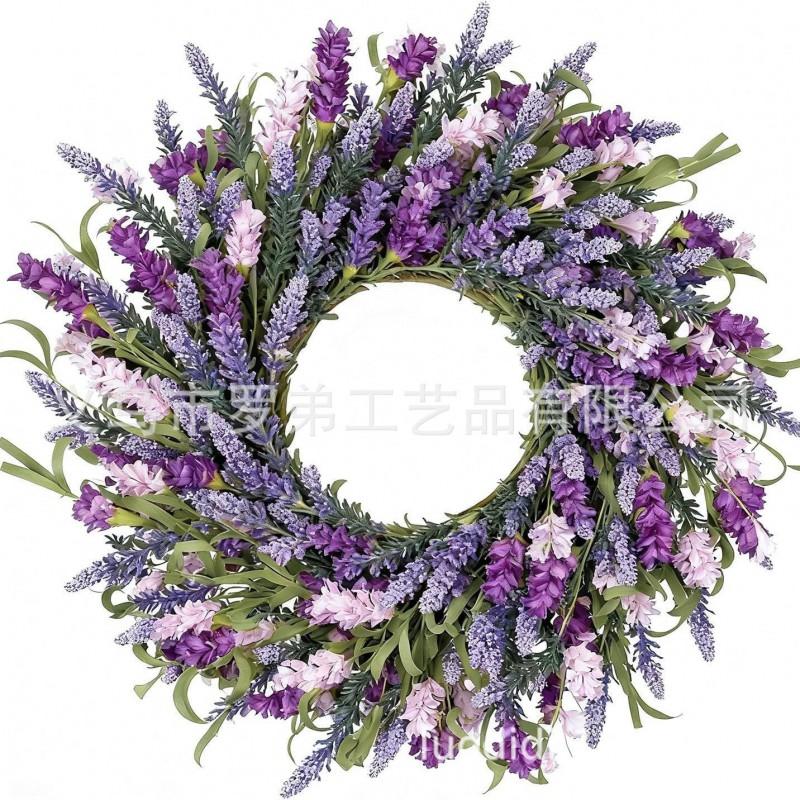 Artificial Flower Wreath Easter Valentines Day Hotel Restaurant Door Decorations