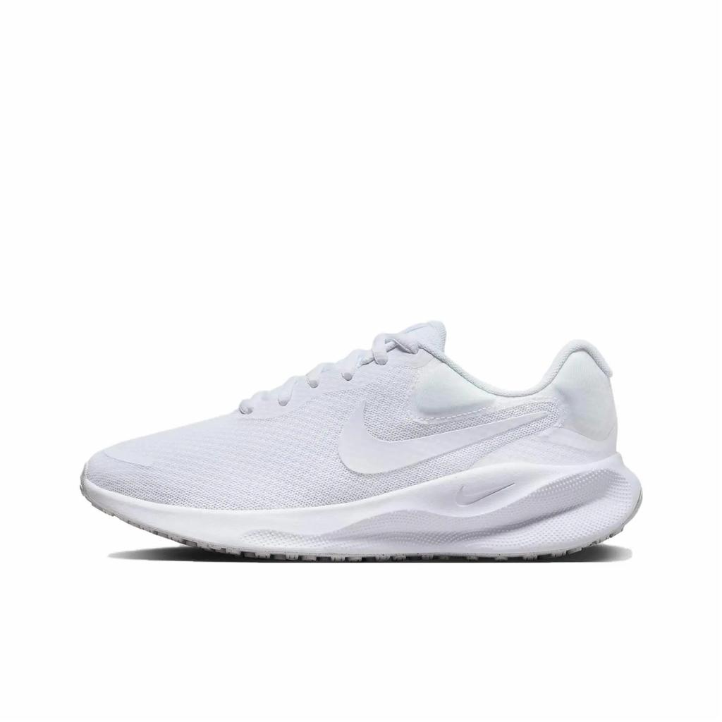 Nike Revolution 7 Fabric Classic Series Fashion Versatile Comfortable Running Shoes Men Sneakers White FD2208-100