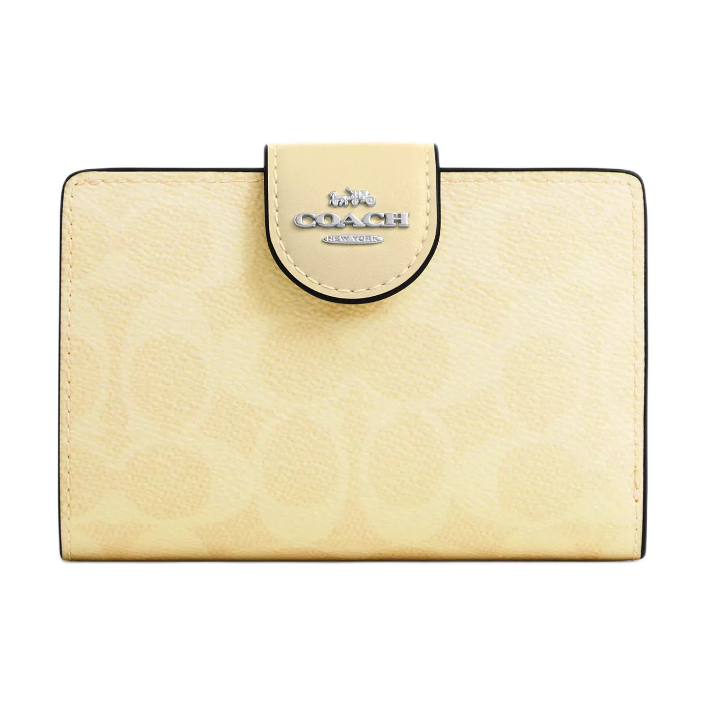 

Новый кошелек COACH из канвы с покрытием Мини женский Сухая трава CW786-SVMN0 12.7*1.3*8.9CM