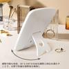 Coollooda LED Makeup Tabletop Mirror with USB 3 Color Touch Panel Adjustable Adjustable Actress Stand Suitable for Travel and Bedroom Use Mirror,