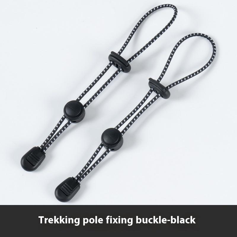 

2 шт. Держатель для треккинговых палок для рюкзака, Веревка-стяжка для фиксации, Маленькие инструменты для кемпинга в горах