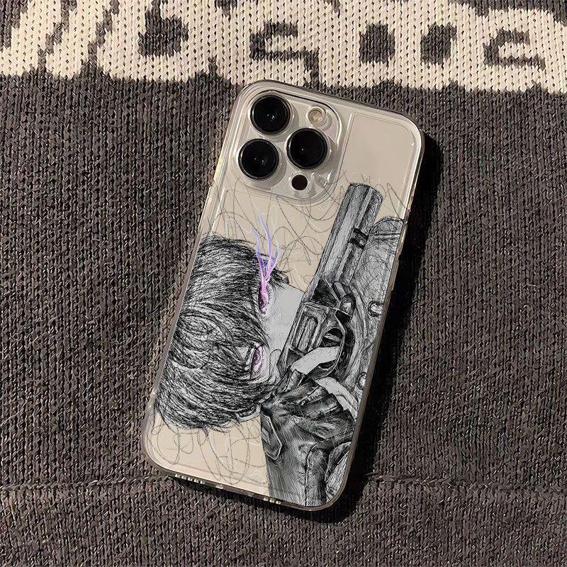 Anime Cool Gunman Phone Case For Motorola Moto G9 G22 G32 G53 G30 G71 G72 G73 Edge 40 Pro Soft Transparent TPU Back Cover