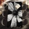 Fortschrittliche schwarze Blumen-Tischdecke Wasserdicht Fleckenabweisend Polyester-Tischabdeckung für Dekoration Esstisch Küchentisch Partytischdecke