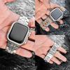 Lyxigt titanlegeringsarmband+metallfodral för Apple Watch Series 11 10 46mm 42mm Ultra 3/ 2 / 1 49mm 45mm 44mm 9 8 7 6 5 4 SE3/2/1