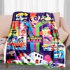 1PC The Powerpuff Girls printed blanket, all season lightweight home office outdoor nap multifunctional blanket A1