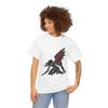 Fallen Angel Dark Fantasy Broken Wing Warrior Unisex Heavy Cotton Tee