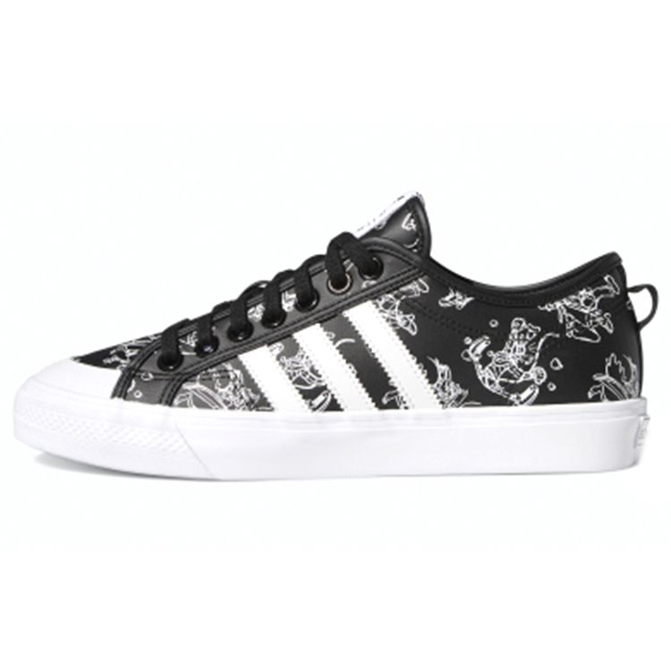 

Adidas Disney x Nizza Sport Goofy Pack — черные кроссовки унисекс Core-Black Cloud-White FW9590