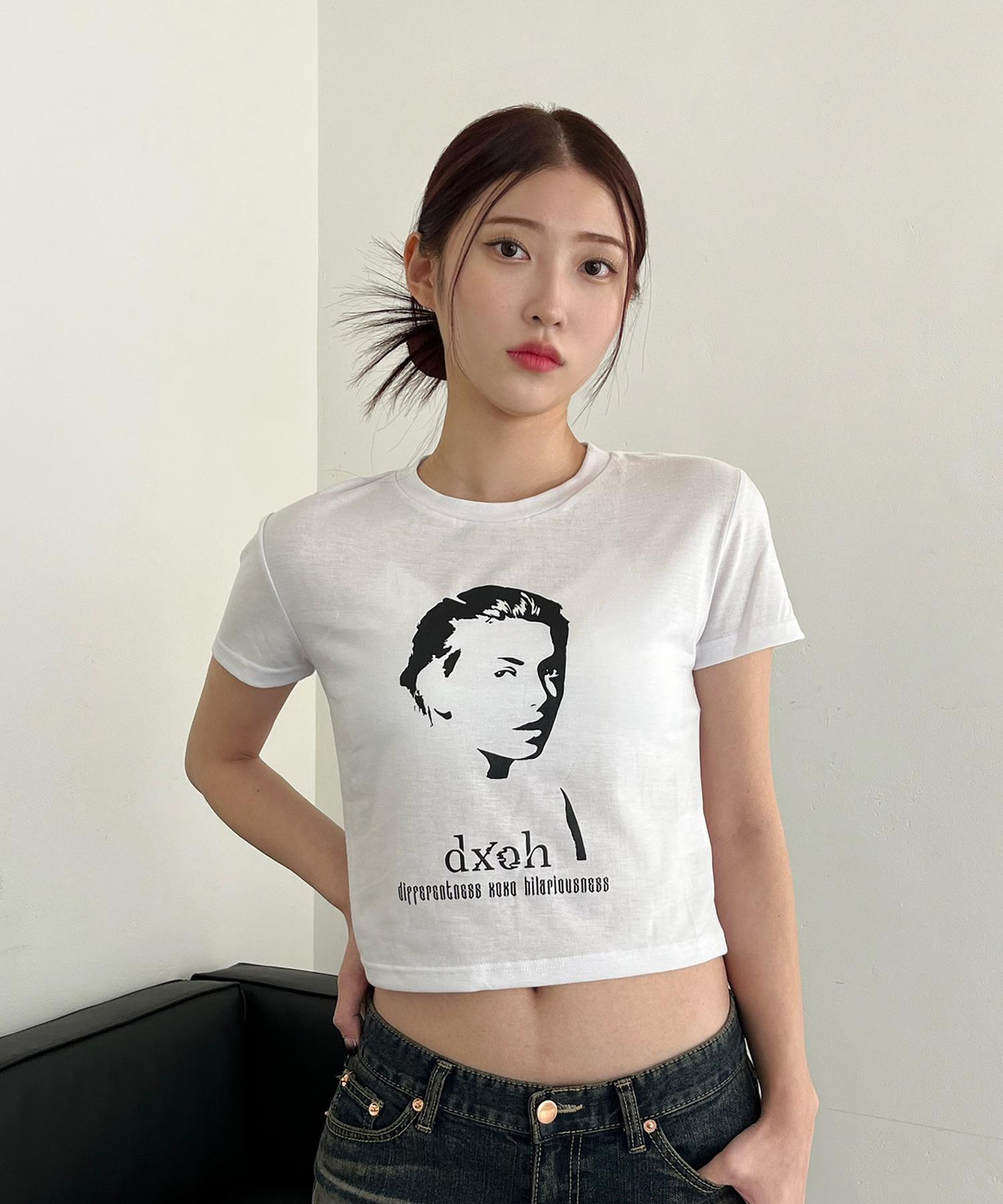 D So H Women S Semi-Crop Top White Free