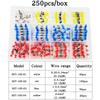 50-250pc Heat Shrink Connectors Waterproof Insulated Electrical Crimp Wire Connectors Splice Terminal For Automotive Marine Boat