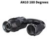 0-180 Degree An4 An6 An8 An10 Car Hose End Fitting Hose Adapter For Swivel Oil Fuel Line Aluminium Alloy