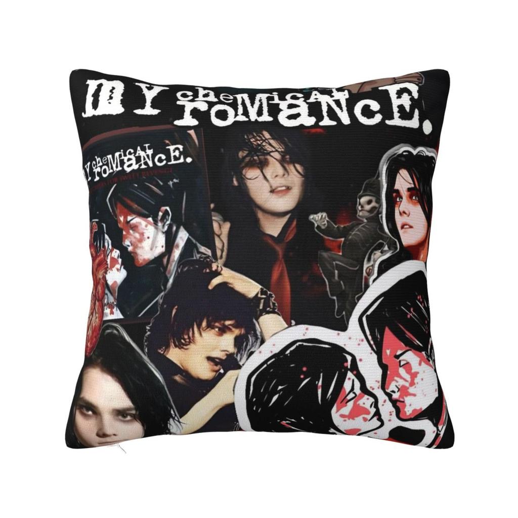 Pillow Cover My Chemical Romance MCR Music Band Design Cushion Cover Pillow Case For Office Car Home Decorative Pillowcases
