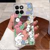 For Honor X6c Case NIC-LX2 Clear Luxury Cute Love Rabbit Funny TPU Soft Silicone Phone Case Honor X6c Back Cover NIC-LX1 NIC-LX3