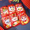 Handmade Cartoon Snake Lucky Bag Traditional New Year Blessing Bag Snake Pattern Hnadbag  New Year