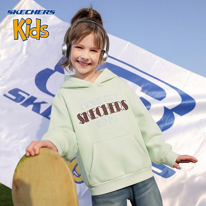 Skechers Girls' Embroidered Hoodie