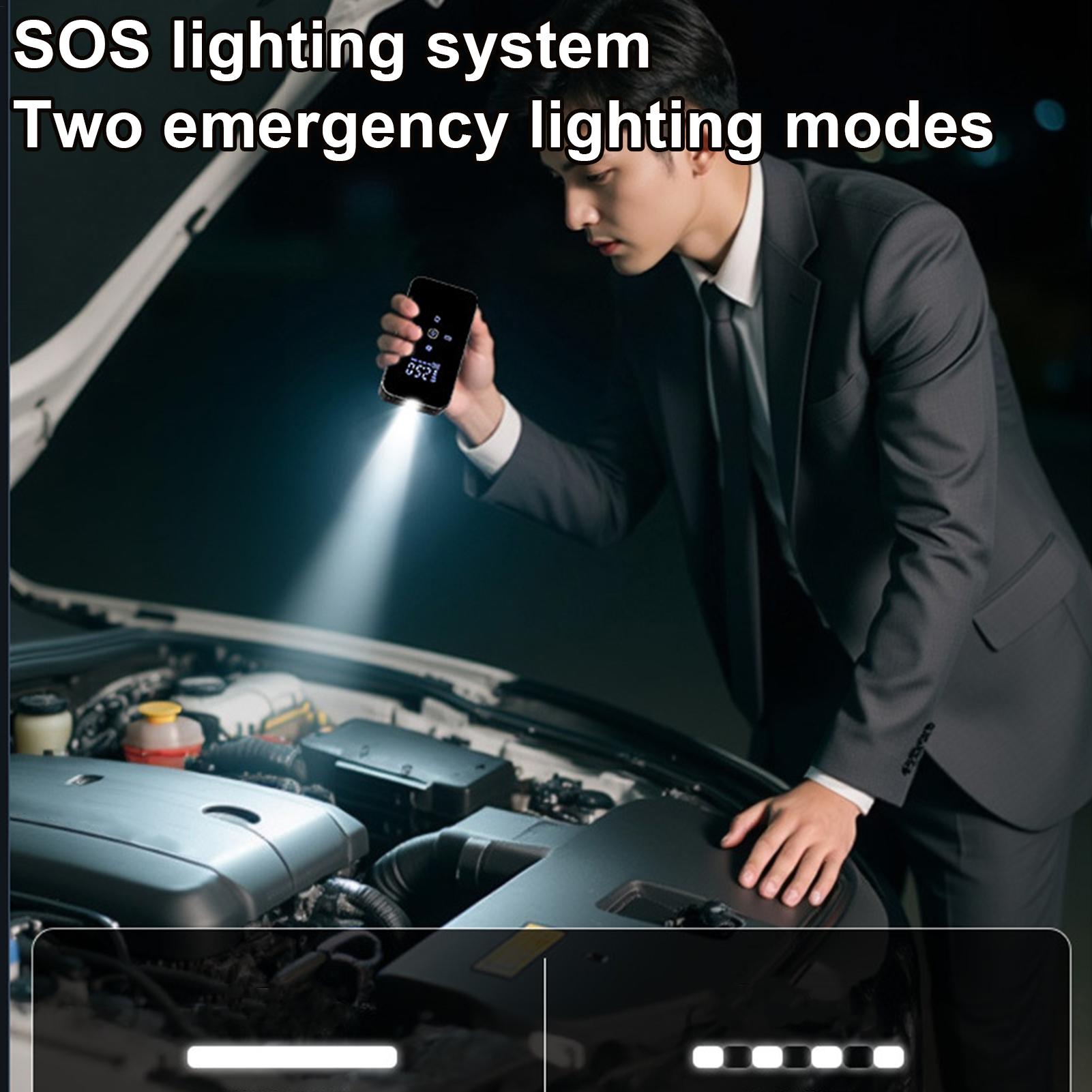 

Wireless Air Pump Touch Screen Electric Air Pump Electric Tire Inflator Rechargeable Automotive Accessories For Cycling CHINA